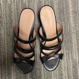 Cole Haan Women's Black Strappy Sandals